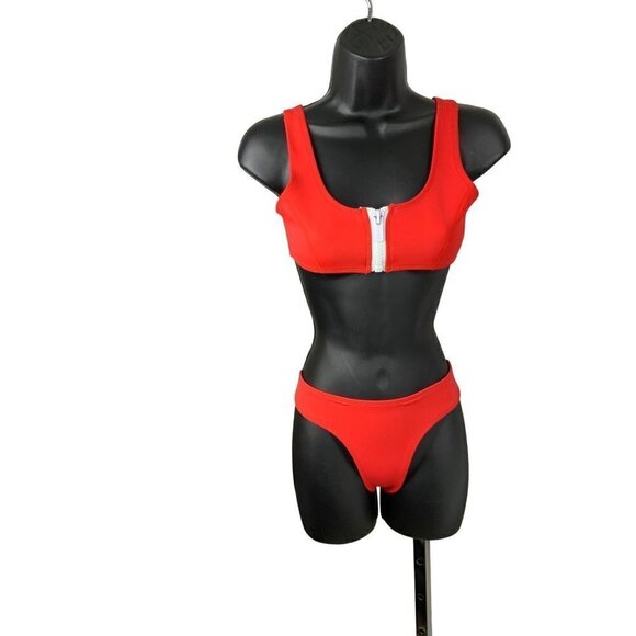 Hoka Other - HOKA Bikini thong back top is small bottoms are med. Red